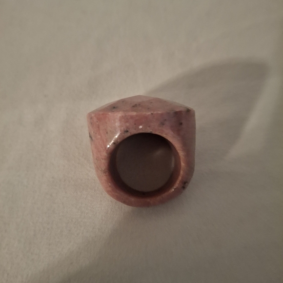 Women's Rhodocrosite Faceted Ring - Picture 3 of 7